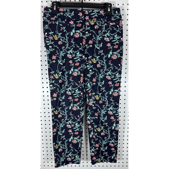 Loft floral Marissa Riviera pants size 0 measures as a 8/10 - Picture 1 of 12
